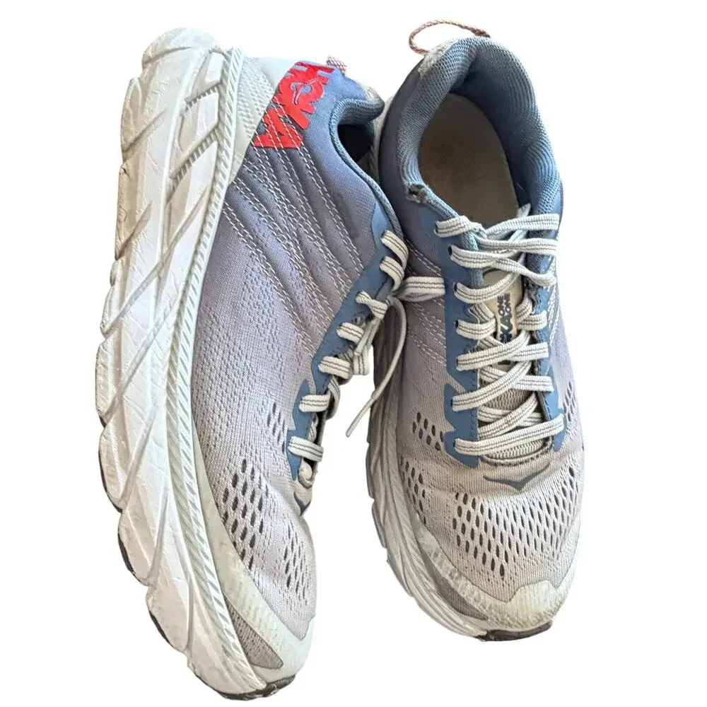 Hoka One One W Clifton 6 Plein Air/Moonlight Blue sz 7 running walking PAMB